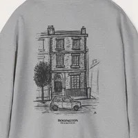 Kensington Scene Grey Hoodie – Image 5