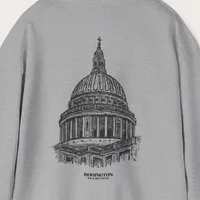 Stone Symmetry Grey Hoodie – Image 5