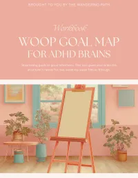 WOOP Goal Map for ADHD Brains – Image 1