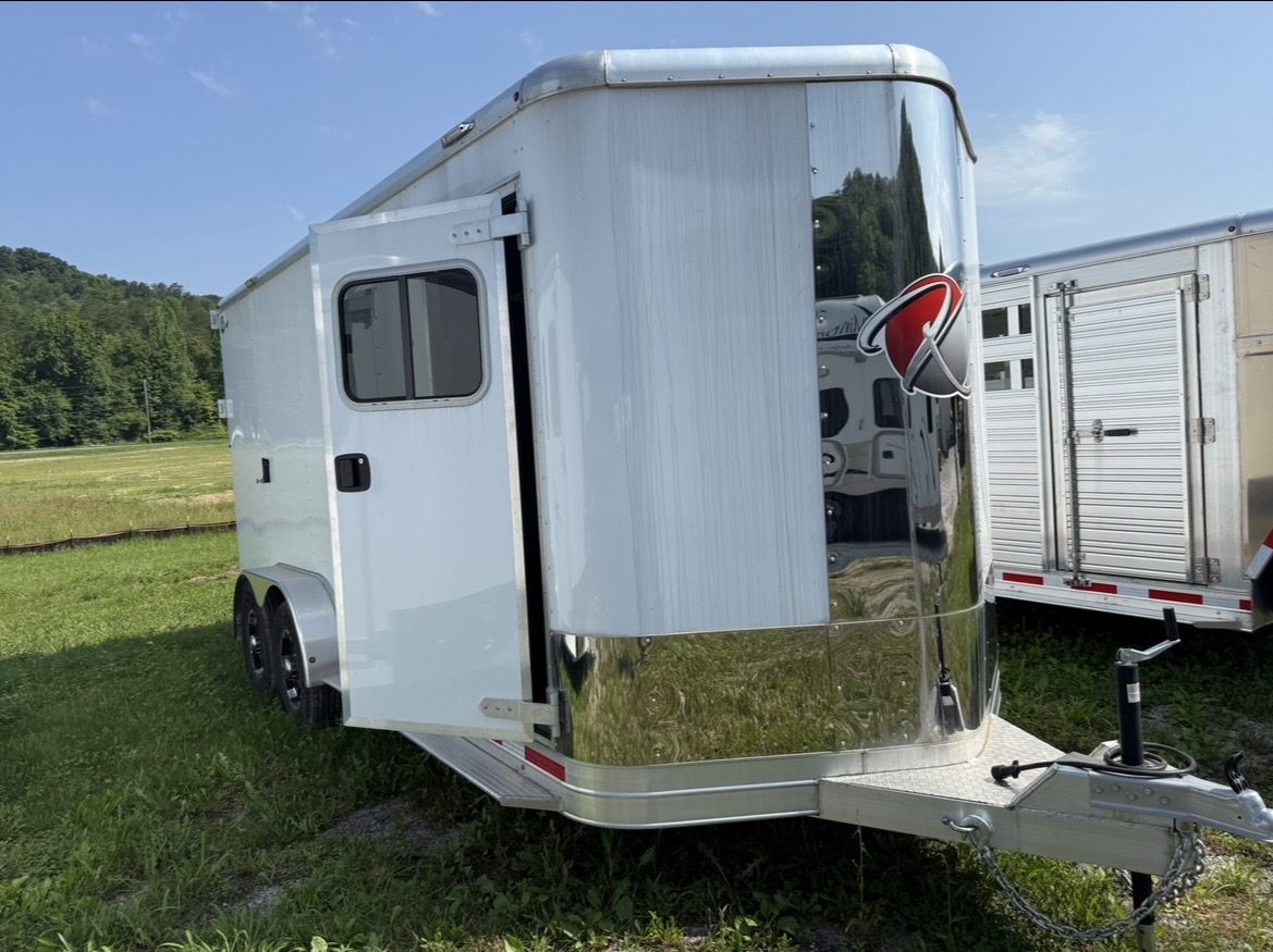 2026 Enclosed Utility Trailer 16' Straight Load Bumper Pull /w Front Storage Room – Image 1