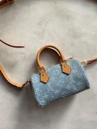 Nano Speedy Denim Hand Bag – Image 1