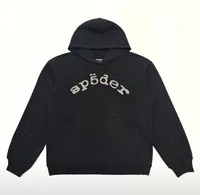 VVS Sp5der Hoodie - Black w Black Rhinestones  – Image 1