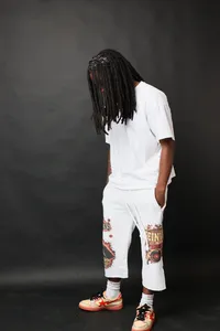 Men's 3/4 Graphic Shorts – Image 12