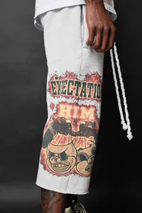 Men's 3/4 Graphic Shorts – Image 6