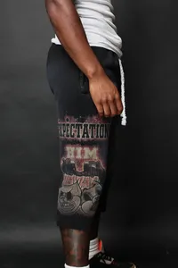 Men's 3/4 Graphic Shorts – Image 3