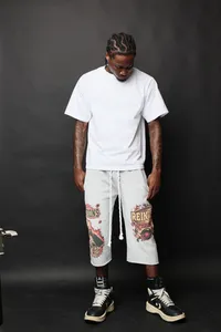 Men's 3/4 Graphic Shorts – Image 5