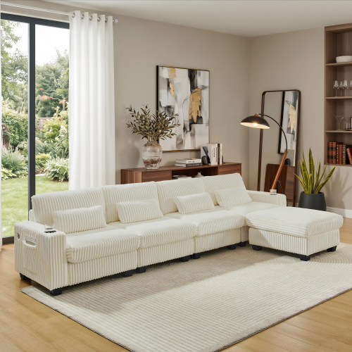 Sala Seccional Tipo L Gris 48 – Image 4