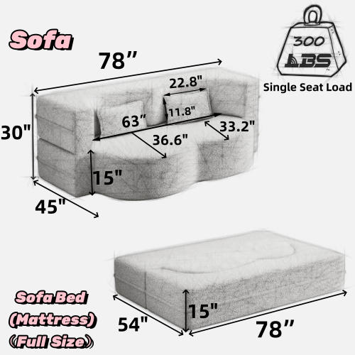 Sofa Cama Beige 48 – Image 11