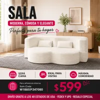 Sofa Cama Beige 48 – Image 1