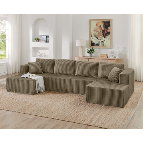 Sala Seccional Tipo U Beige 48 – Image 4