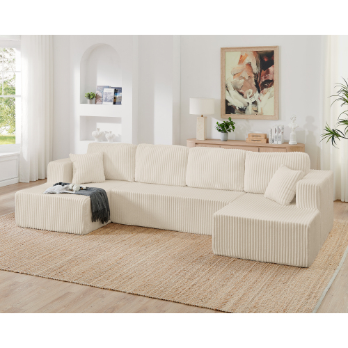 Sala Seccional Tipo U Beige 48 – Image 7