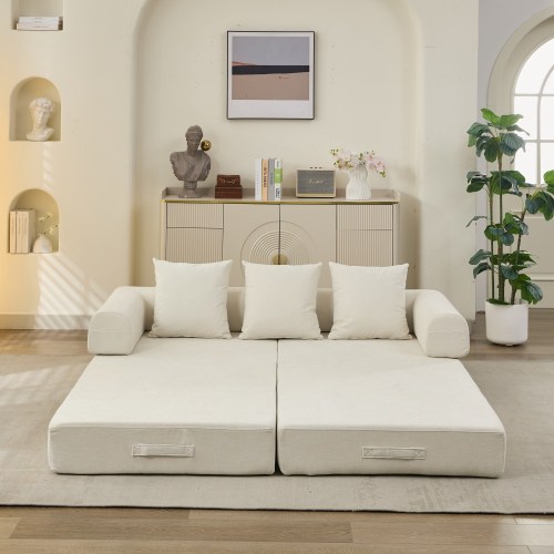 Sofa Cama Beige 48 – Image 8