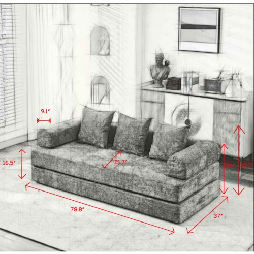 Sofa Cama Beige 48 – Image 9