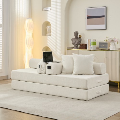Sofa Cama Beige 48 – Image 7