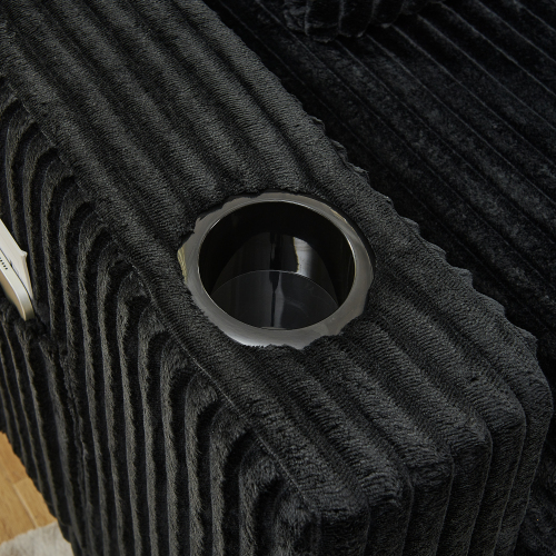 Sofa Seccional Tipo L Negro 48 – Image 4