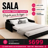 Sofa Cama Negro 48 - 008 – Image 1