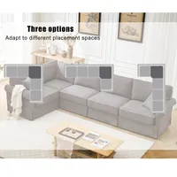 Sofa Cama Gris 48 - 007 – Image 3
