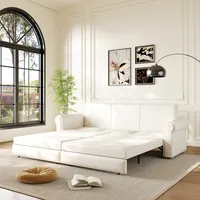 Sofa Cama 3 en 1 Piel Sintetica Brown 48 - 004 – Image 4