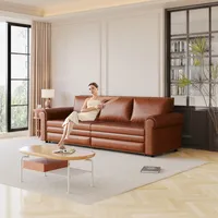 Sofa Cama 3 en 1 Piel Sintetica Brown 48 - 004 – Image 6