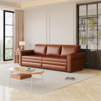 Sofa Cama 3 en 1 Piel Sintetica Brown 48 - 004 – Image 8