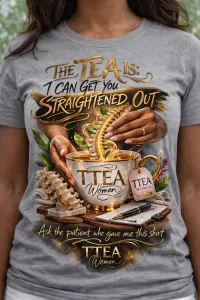 The TTEA Is: I Can Get You Straightened Out TTEA-Shirt – XL