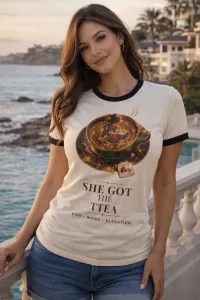She Got The TTEA Ringer TTEA-Shirt – XL