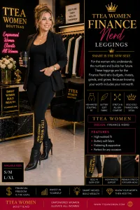 Finance Nerd Leggings | TTEA Women – Smart is the new sexy. – S/M