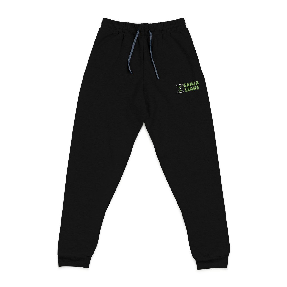 Ganja Leaks Joggers (Black) – S