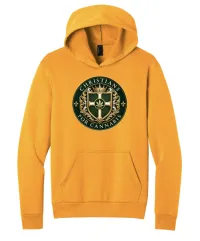 Christians For Cannabis Crest Hoodie – S, Orange