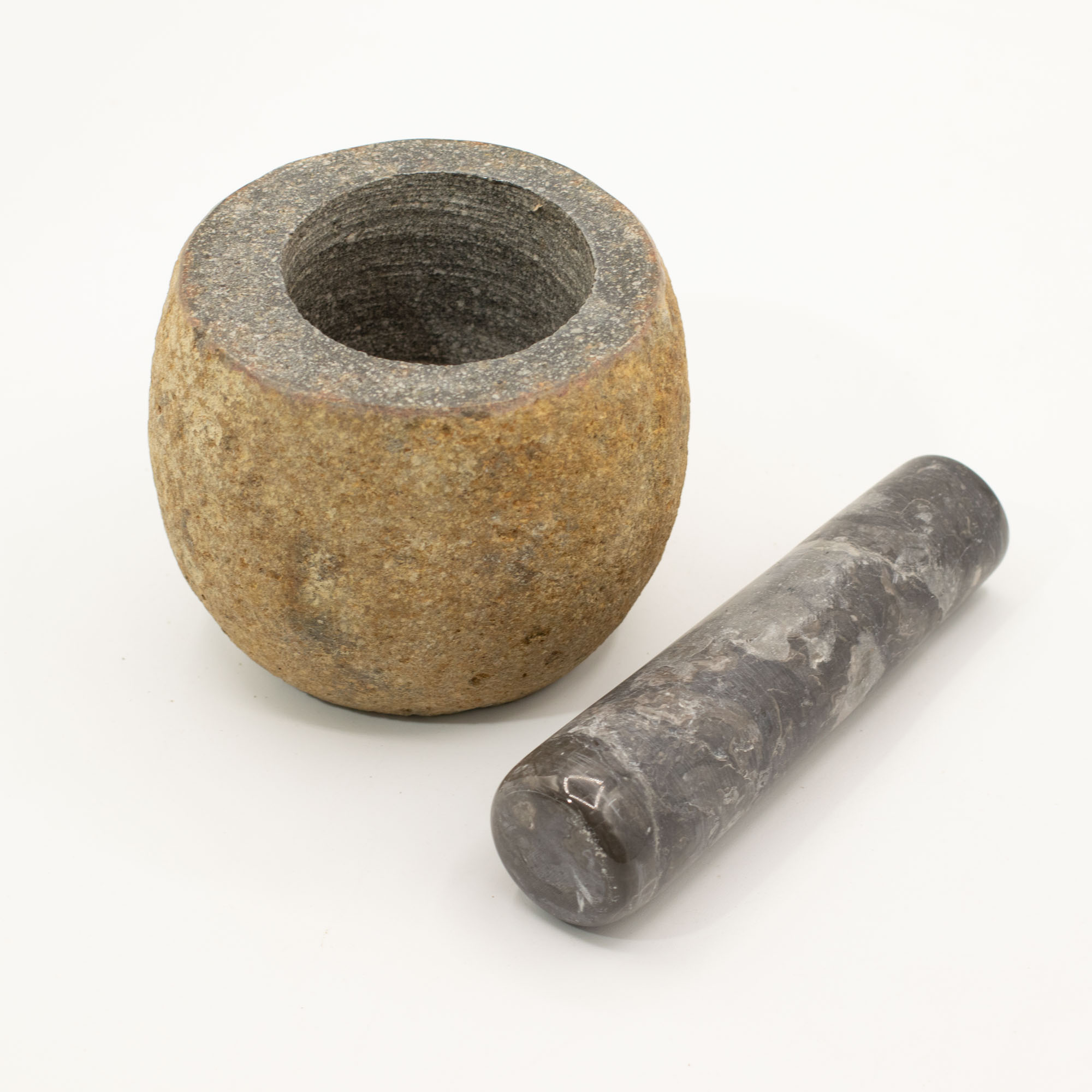Natuurlijke Riviersteen Vijzel & Stamper – Image 3