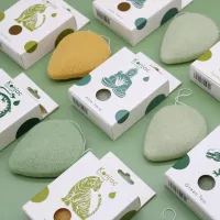 Konjac Spons Druppel – Natuurlijke Gezichts- & Lichaamsverzorging – Image 3
