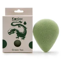 Konjac Spons Druppel – Natuurlijke Gezichts- & Lichaamsverzorging – Groene Thee