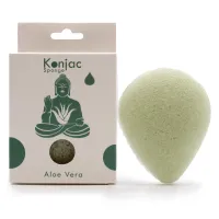 Konjac Spons Druppel – Natuurlijke Gezichts- & Lichaamsverzorging – Aloë Vera