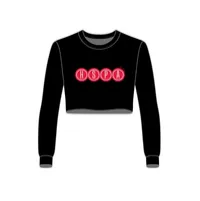 Crop Cotton Sweatshirt – Image 1