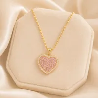 Pink Heart Necklace – Image 4