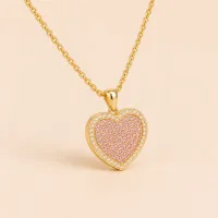 Pink Heart Necklace – Image 3