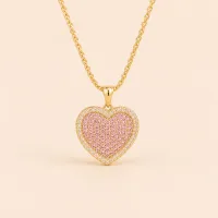 Pink Heart Necklace – Image 5