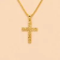 Skinny Cross Necklace – Image 1
