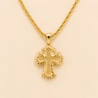 Chunky Cross Necklace – Image 1