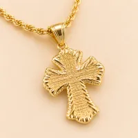Chunky Cross Necklace – Image 5