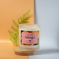 Mango & Coconut Milk Coconut Wax Candle – 8 oz – Image 1