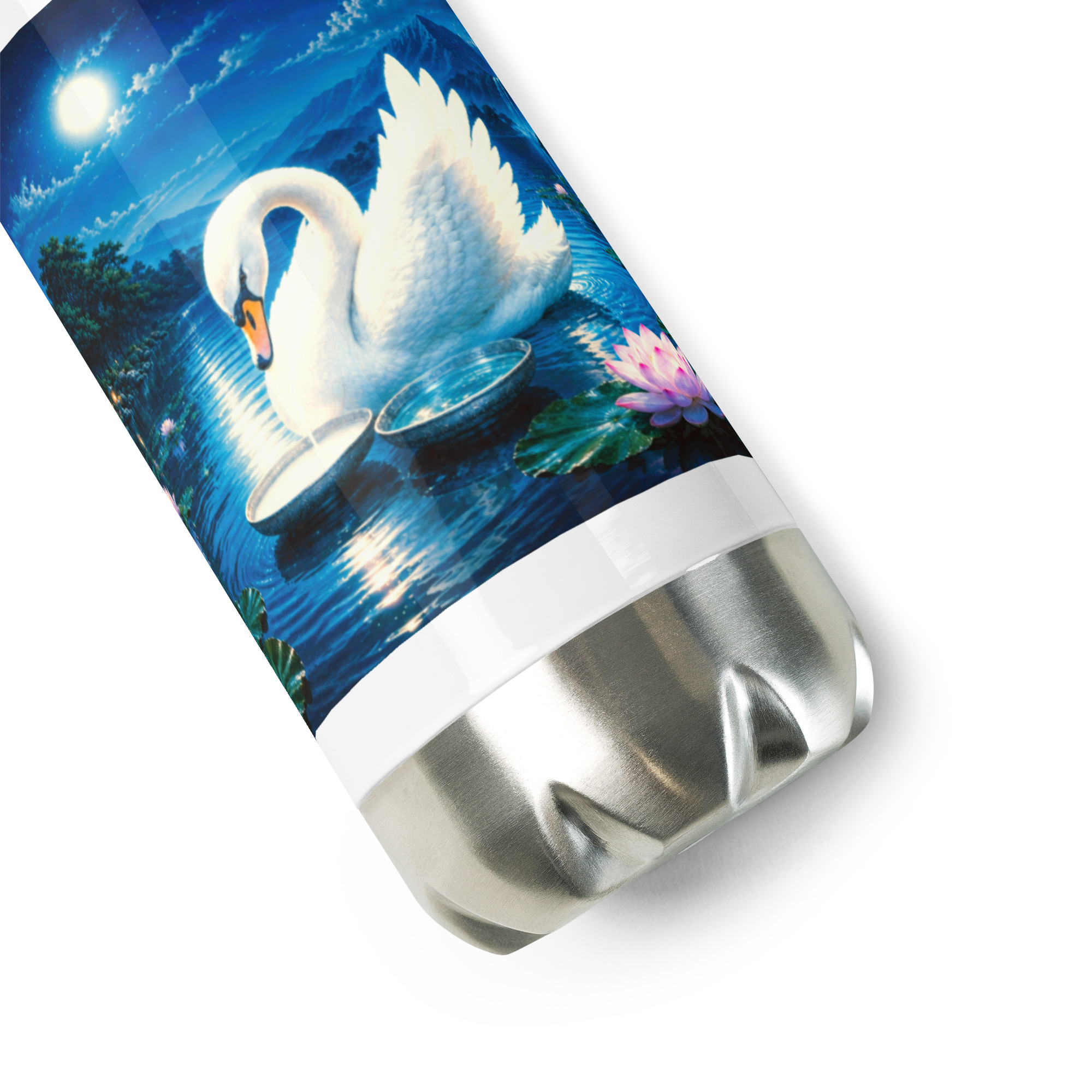 Hamsa Stainless Steel Bottle – Image 3