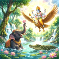 Gajendra Moksha Baby Onesie – Image 4
