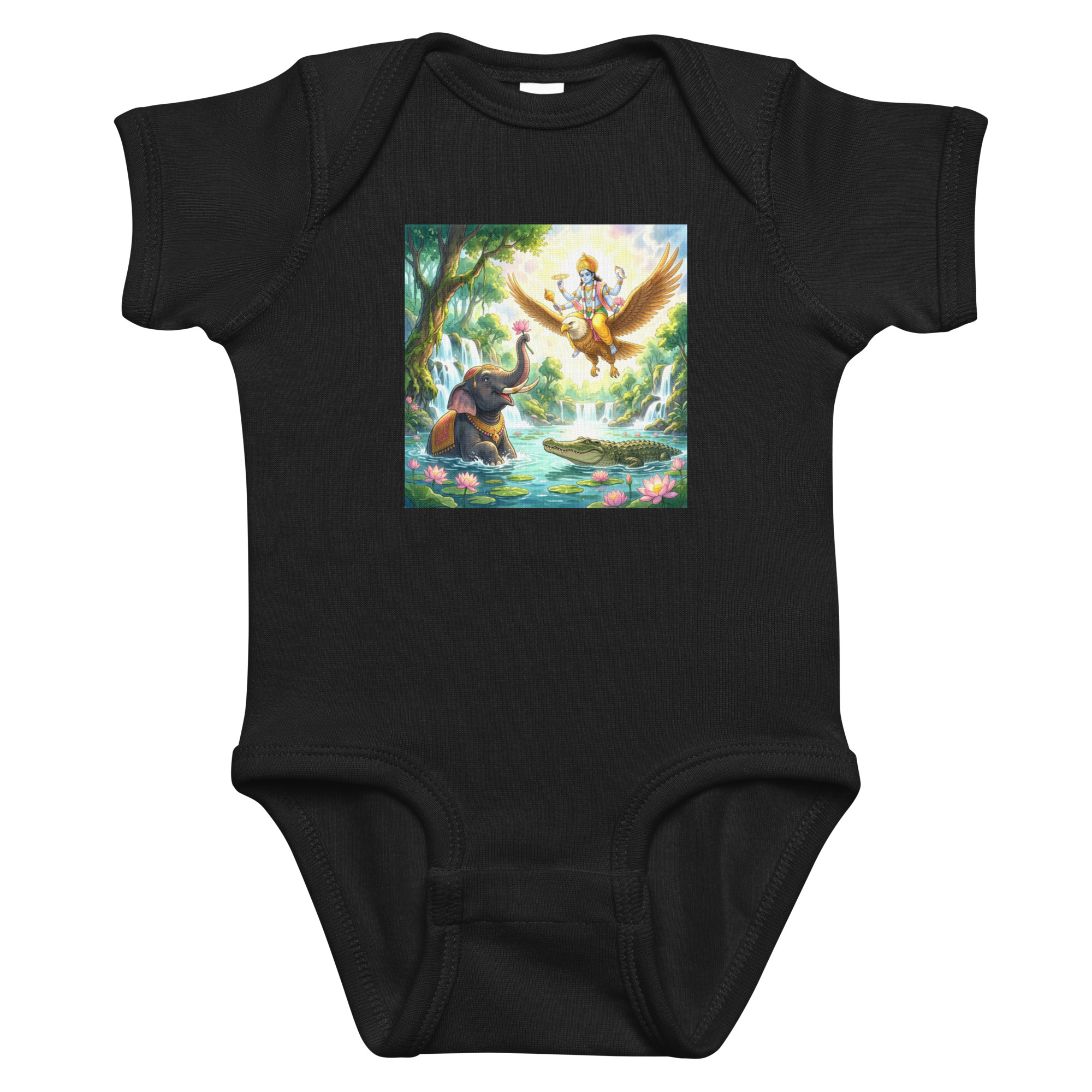 Gajendra Moksha Baby Onesie – Image 5