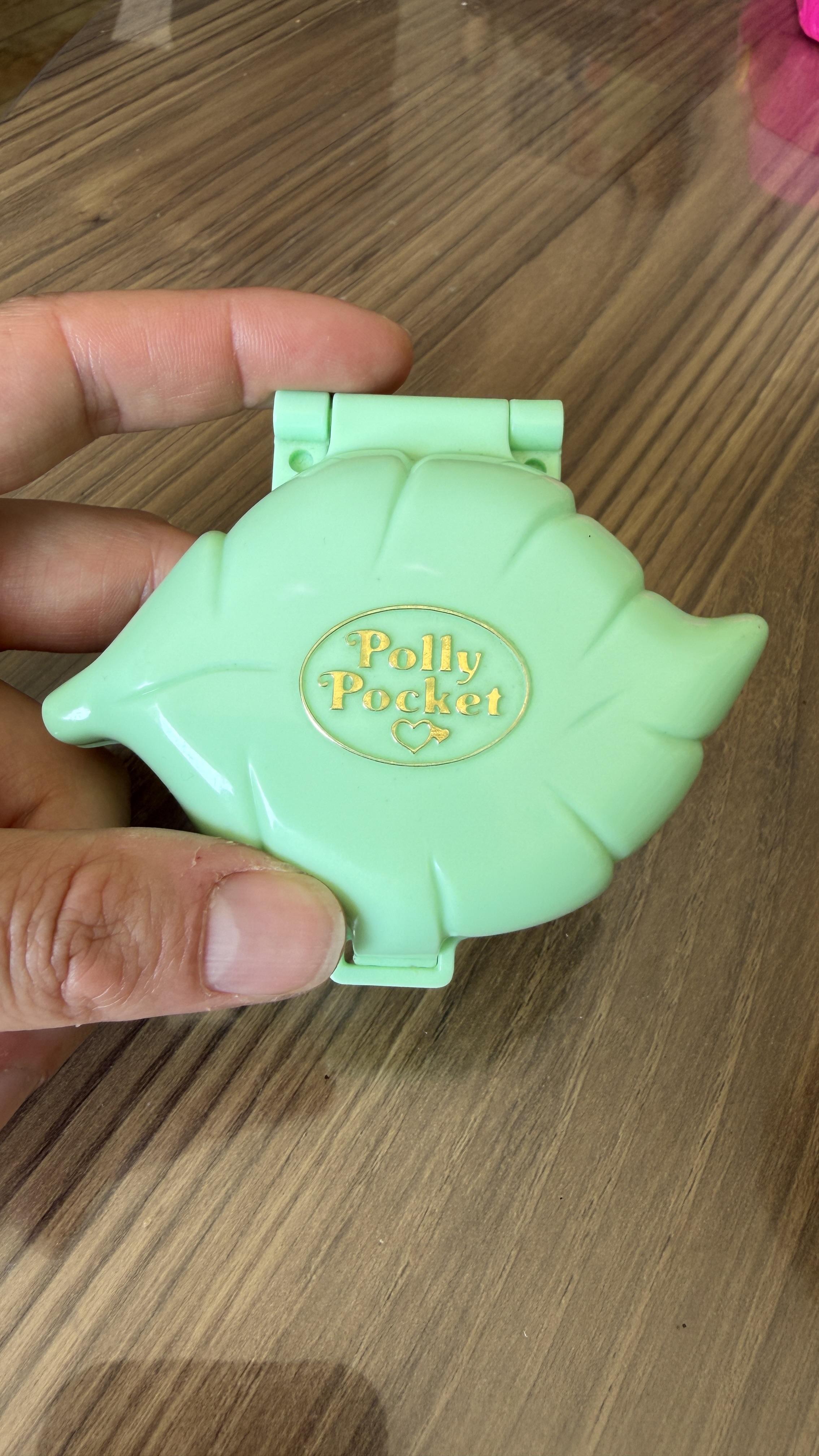 Vintage Polly Pocket Earring Case with Earrings 1991 | Bluebird Toys Compact – Image 3