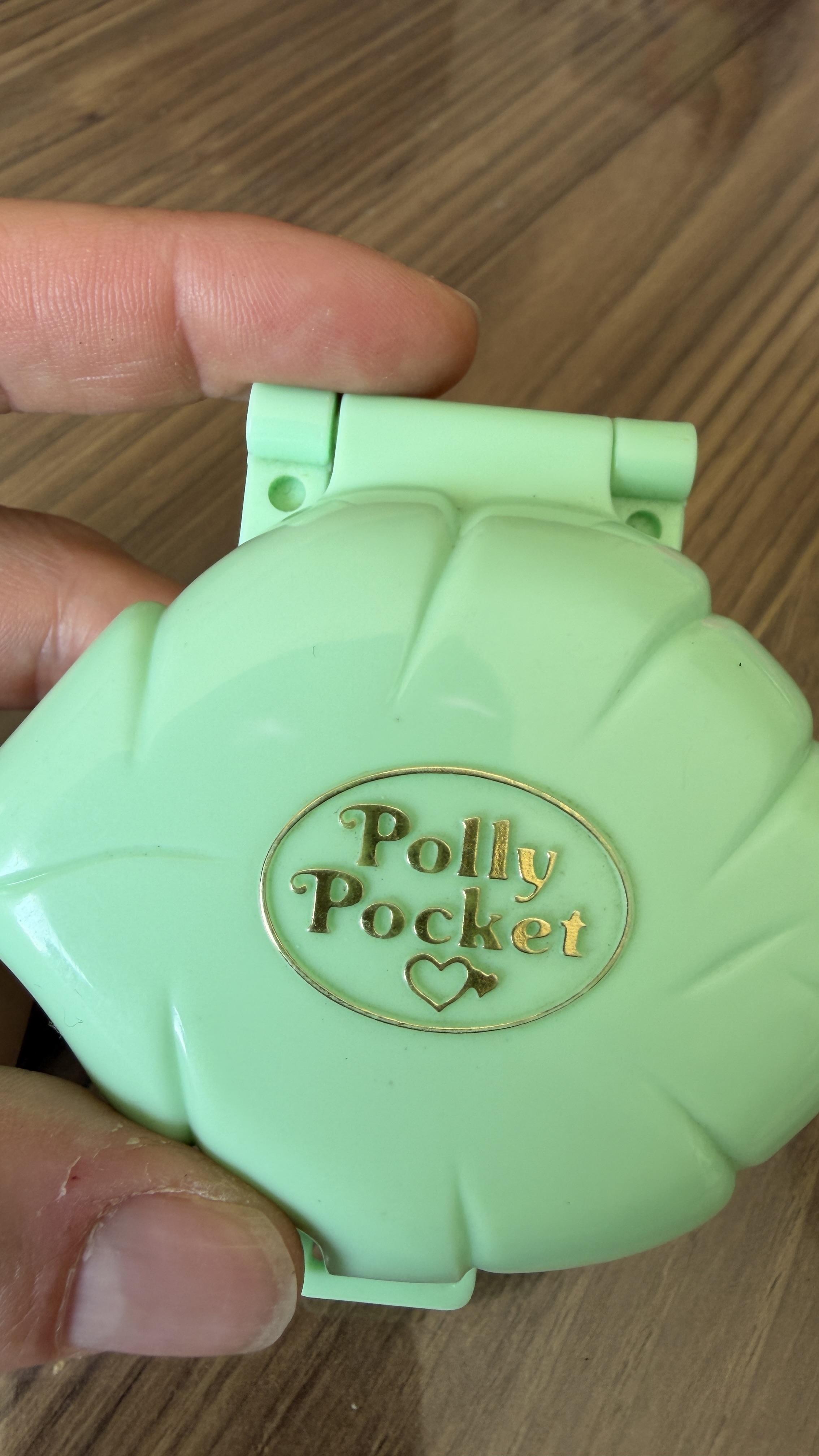 Vintage Polly Pocket Earring Case with Earrings 1991 | Bluebird Toys Compact – Image 5