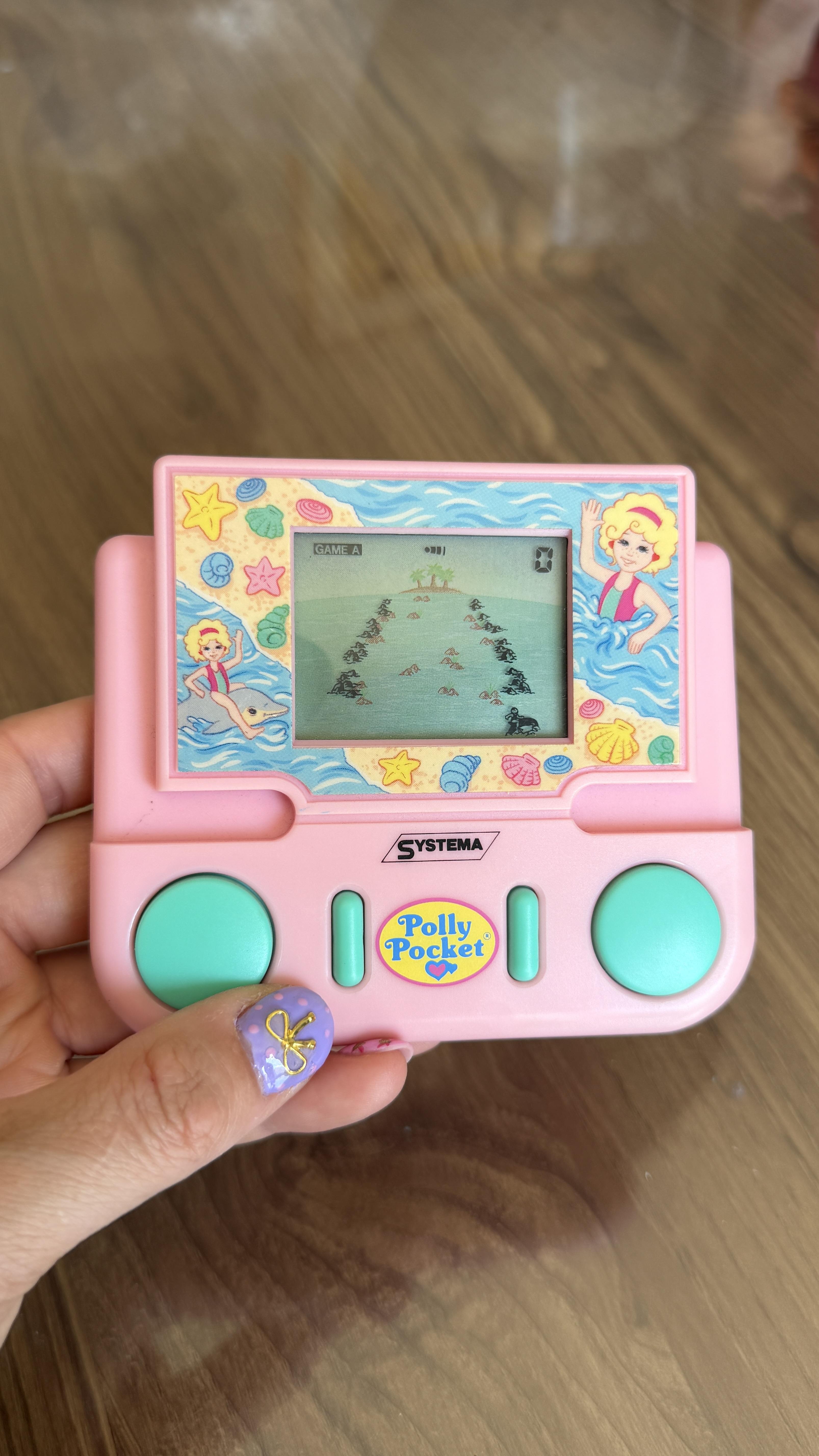 Systema Polly Pocket Dolphin Rescue LCD Game - Rare Handheld – Image 1