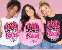 Dare2B Different Cancer Awareness Collection – S, Black, Crew Neck, I Dare 2B Different for Someone I Love