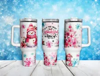 Most Wonderful Time of the Year Holiday Tumbler - 40oz Stainless Steel Quencher – Image 1