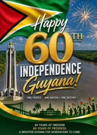 Happy 60 INDEPENDENCE Guyana! – Image 1